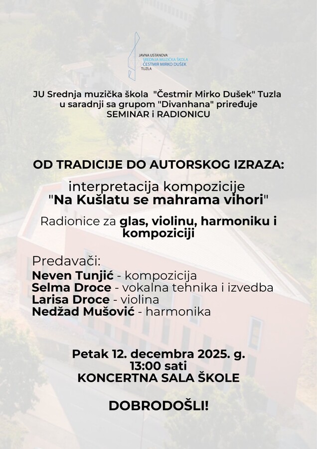Saradnja naše škole sa grupom DIVANHANA - Srednja muzička škola ...